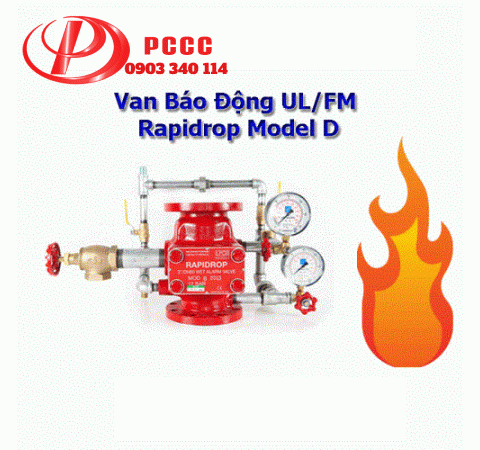 Van Báo Động Rapidrop Model D Tiêu Chuẩn UL/ FM