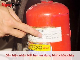 Xem hạn sử dụng bình chữa cháy ở đâu | LH 0903340114