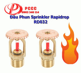Đầu Phun Chữa Cháy Sprinkler Rapidrop Phản Ứng Đặc Biệt RD032