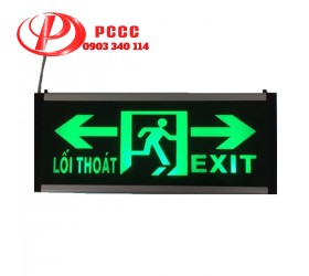 Đèn Exit thường chỉ hướng 2 bên 2 mặt Lilang