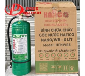 Bình chữa cháy gốc nước NANO/WB 6L HAFICO | LH 0903340114