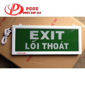  Đèn exit 1 mặt KT110 Kentom | LH 0903340114