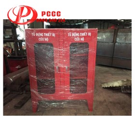 TỦ DỤNG CỤ THIẾT BỊ BẢO HỘ PCCC 1100X1200X400 DÀY 1,2 LY CÓ SẴN 