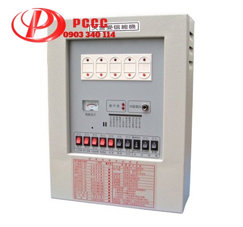 Tủ trung tâm báo cháy Chungmei 10 kênh CM-P1-10L (bao gồm ắc quy)
