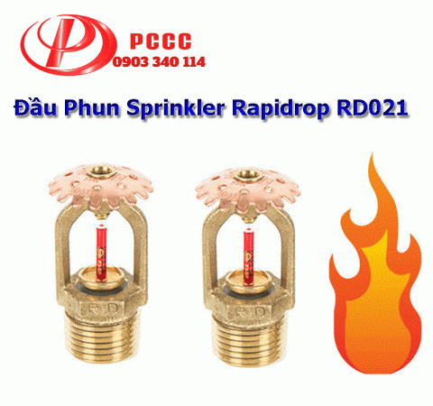 Đầu Phun Chữa Cháy Sprinkler Rapidrop Anh RD021 Phản Ứng Nhanh